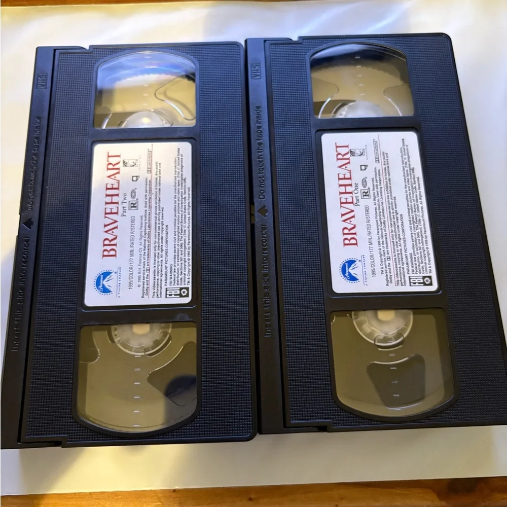 Braveheart VHS Tape